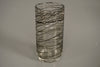 Gralglas Vintage Glass Vase Clear Glass 1960s Smoky Grey