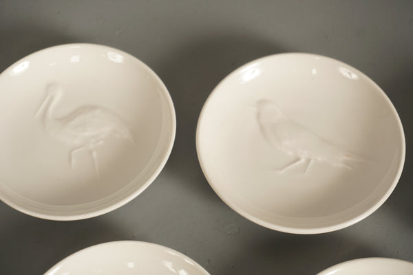 KPM Germany Berlin Decorative Plate Set 1970s White Ceramic - Image 5