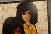 Jef Wouters Painting Deux Filles 1960s Beige Black Canvas - Image 4