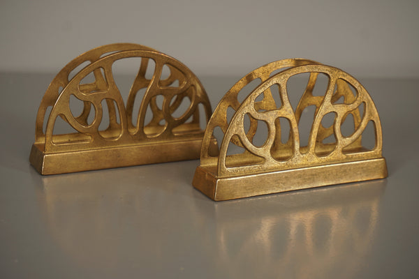 Gilde Napkin Holder Brass 70s Mid Century