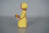 Elsi Bourelius for Jie Gantofta Sweden Figurine Girl 1960s Yellow Ceramic - Image 4