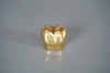 Vintage Brass Tooth Sculpture Paperweight 1960s Gold Brown - Image 8