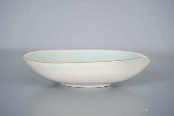 Vintage Ceramic Bowl 1950s Signed 'E.S.' Fish Underwater Motif - Image 2