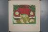 Christina Studer Art Print The Rose Beetle 1980s Red Green Paper