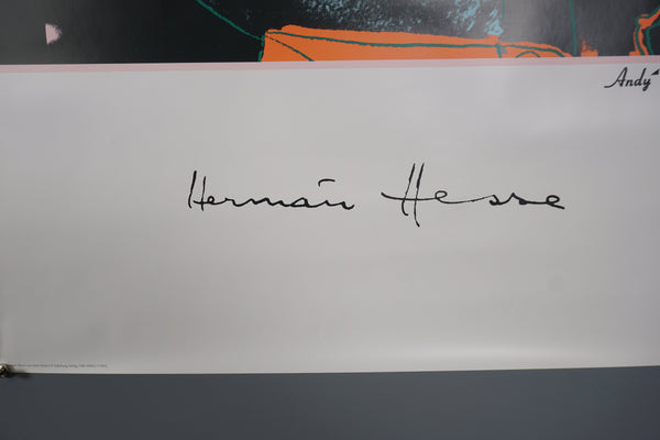 Andy Warhol Poster Hermann Hesse Suhrkamp Verlag 1986 Art Print - Image 6