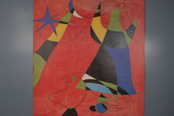 Vintage Exhibition Poster Miro Kunsthalle Düsseldorf 1987 - Image 3