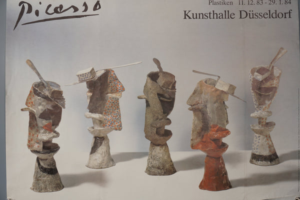 Vintage Exhibition Poster Pablo Picasso Düsseldorf 1984 'Plastiken' - Image 7