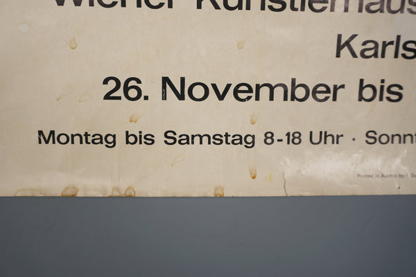 Maria Theresia Menzel Vintage Exhibition Poster Vienna 1970 - Image 8