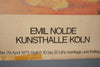 Emil Nolde Art Print Exhibition Poster Kunsthalle Cologne 1973 Orange Pink - Image 6