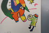 Oltmar Alt Art Print 'Elephant' 1980s Yellow Orange Paper - Image 4