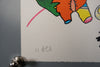 Oltmar Alt Art Print 'Elephant' 1980s Yellow Orange Paper - Image 5