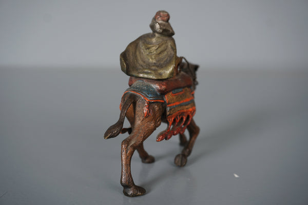 Franz Xaver Bergmann Bronze Figurine Rider with Camel 1900 - Image 6