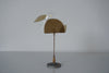 Glas Prader Bolzano Sculpture Glass Rabbit on Brass Stand 1970s