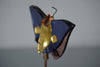 Glas Prader Bolzano Ornament Butterfly 1960s Blue Glass - Image 5