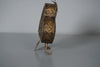 Vintage Owl Windlight Tealight Holder 1960s Bronze Tin and Brass - Image 4