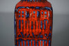 Bay Keramik Vase Fatlava 1960s Red Blue Ceramic - Image 3