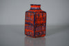 Bay Keramik Vase Fatlava 1960s Red Blue Ceramic - Image 4