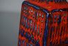Bay Keramik Vase Fatlava 1960s Red Blue Ceramic - Image 5