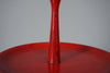 Vintage Tiered Stand Pine Scandinavian Sweden 1960s Red - Image 5