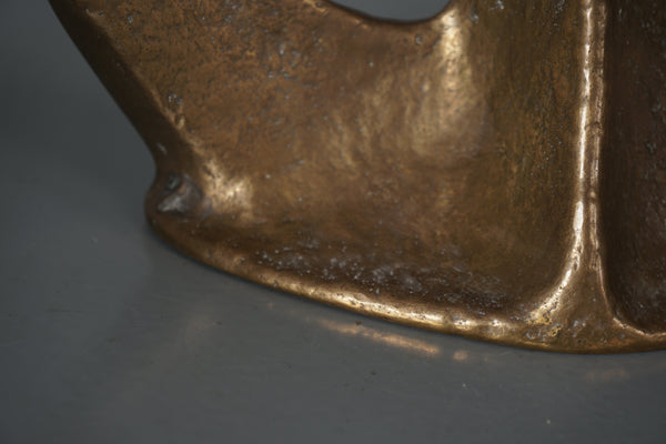 Harjes Vintage Bronze Candelabra 1960s Brutalist Candleholder - Image 8