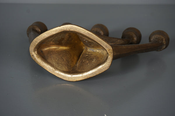 Harjes Vintage Bronze Candelabra 1960s Brutalist Candleholder - Image 10