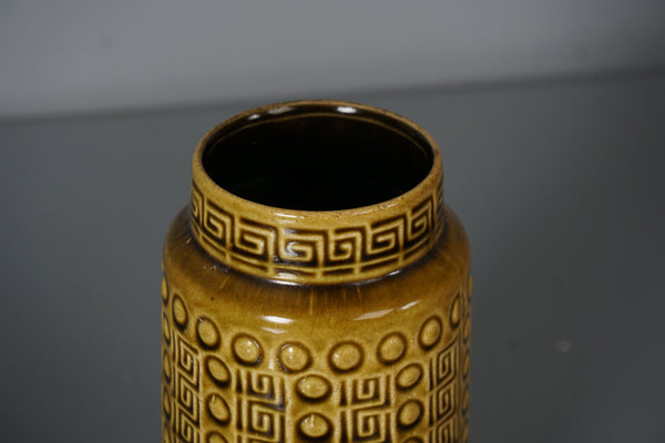 Scheurich Vase 645-10 1960s Olive Green Ceramic - Image 4
