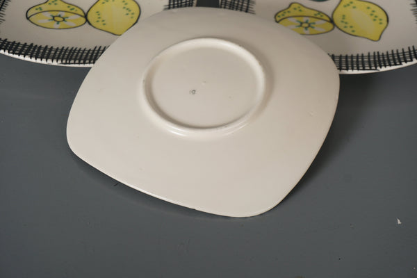Schramberg Vintage Plates Fruit Plates Ceramic Lemon 1950s - Image 9