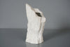 Hutschenreuther Vintage Biscuit Porcelain Vase 1960s White Porcelain