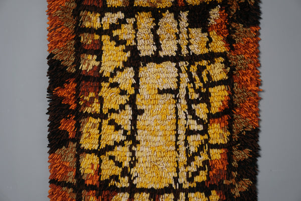 Vintage Wall Hanging High Pile Tapestry 1960s Mid Century - Image 2