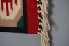 Vintage Wall Hanging Tapestry Rug Röllakan Sweden Kilim 1960s Red Green Wool - Image 6