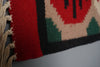 Vintage Wall Hanging Tapestry Rug Röllakan Sweden Kilim 1960s Red Green Wool - Image 10