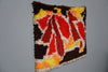 Vintage Wall Tapestry Wall Hanging Hand-Knotted High Pile 1960s Op Art - Image 7