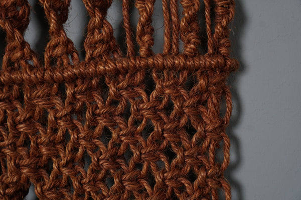 Large Vintage Macramé Wall Hanging 1970s Handmade - Image 7