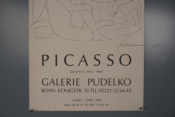 Pablo Picasso Poster Exhibition Poster 1976 Vintage Art Print - Image 2