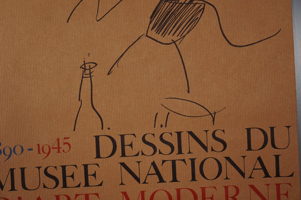 Pablo Picasso Vintage Exhibition Poster 1975 Paris Kraftpapier - Image 6