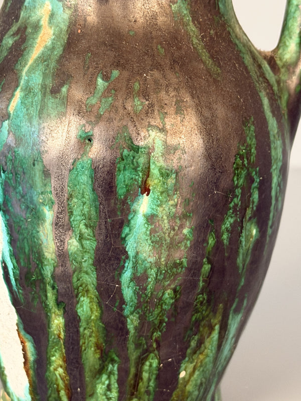 Vintage Handle Vase Pitcher Jug 1960s Fat Lava WGP - Image 8