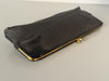 Vintage Clutch Handbag 1960s Leather Bag - Image 5