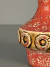 Fohr Keramik Vase Vintage Handle Vase WGP Fat Lava 60s Red Ceramic - Image 8