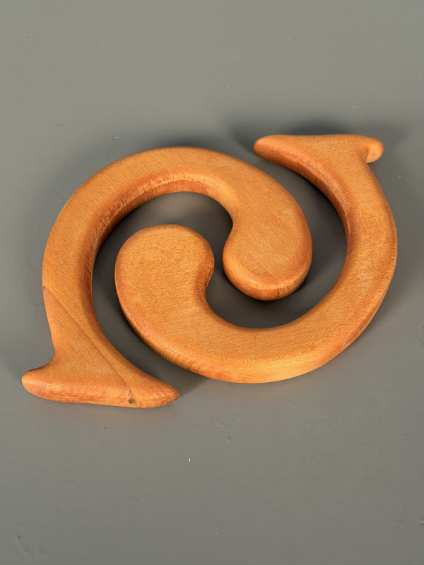 Vintage Pot Coaster Trivet Pan Coaster Wood 1970s