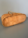 Vintage Rattan Wicker Wine Carrier Basket 1960s Tan Beige - Image 10