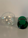 Willy Johansson Vintage Glass Bonbonniere Vase 1960s Green Clear - Image 10
