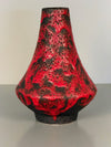 Jopeko Vintage Vase Handle Vase 1960s Red Black Ceramic - Image 8