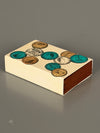 Piero Fornasetti Vintage Metal Box Trinket Box 1950s Italy