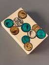 Piero Fornasetti Vintage Metal Box Trinket Box 1950s Italy - Image 3