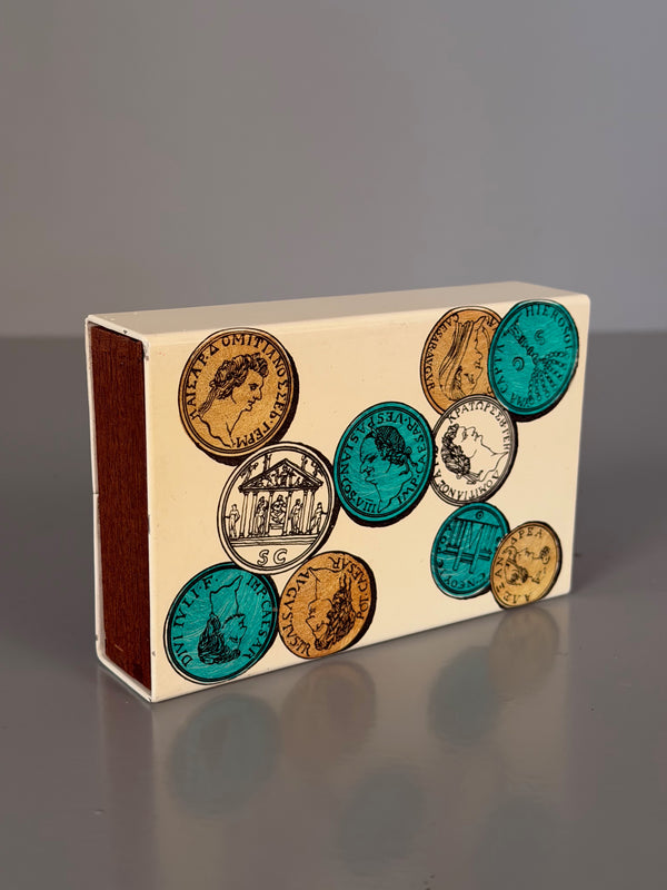 Piero Fornasetti Vintage Metal Box Trinket Box 1950s Italy - Image 5