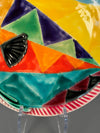 Hillary Decorative Plate Fish Plate 1950s Yellow Blue Ceramic - Image 5