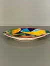 Hillary Decorative Plate Fish Plate 1950s Yellow Blue Ceramic - Image 7