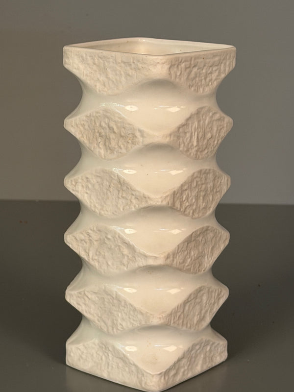Royal Bavaria KPM Vase 70s Biscuit Porcelain White - Image 9