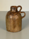 Studio Pottery Handle Vase Ceramic Art Pottery Signed 'ST' 1970s Brown Red - Image 4