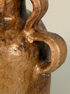 Studio Pottery Handle Vase Ceramic Art Pottery Signed 'ST' 1970s Brown Red - Image 5